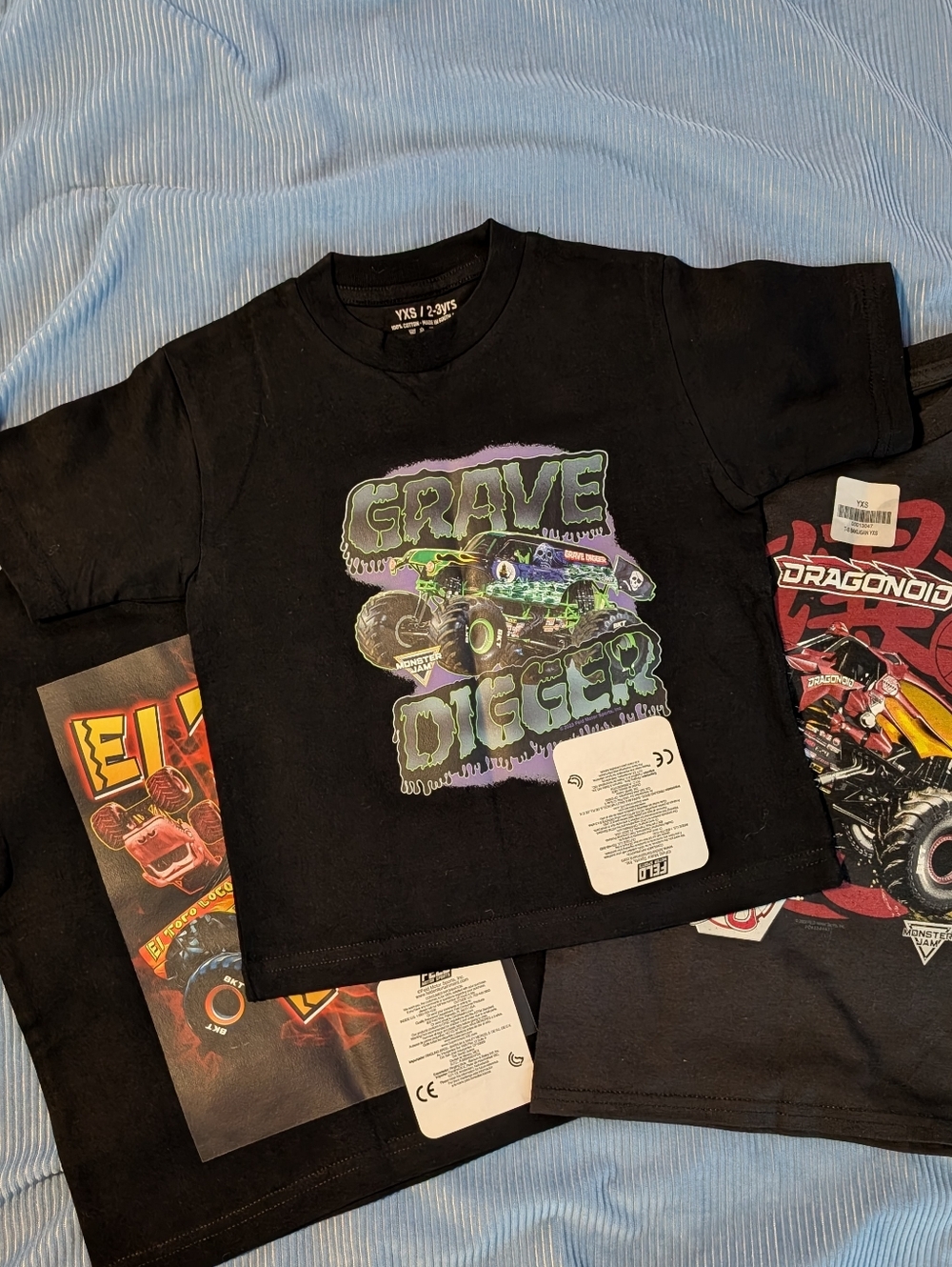 NWT Monster Jam 3-pack X-small Size 2-3yrs